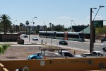 Metro Train Moving Passangers In Tempe AZ.